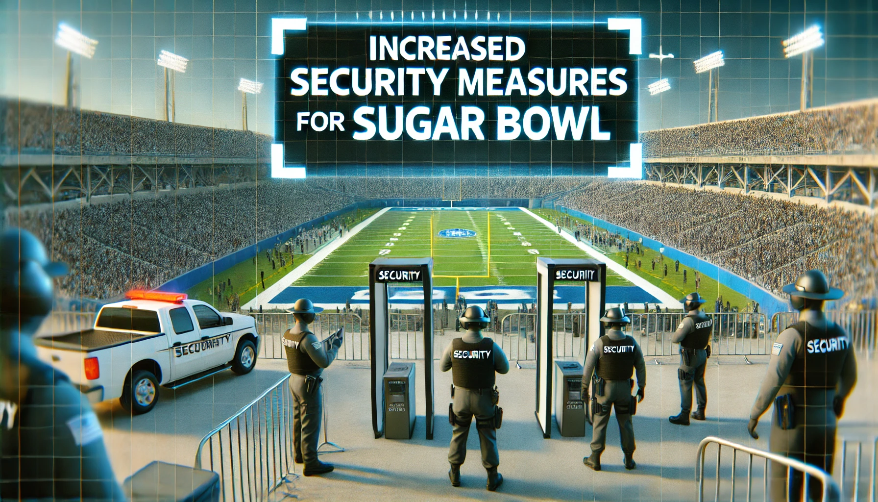 Increased Security Measures for Sugar Bowl: Enhancing Safety and Protection at One of the Biggest College Football Events